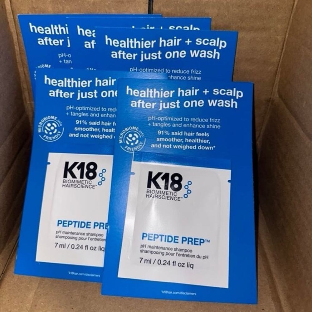 K18 Peptide Prep PH shampoo travel sample k-18 k‎ 18 hair care